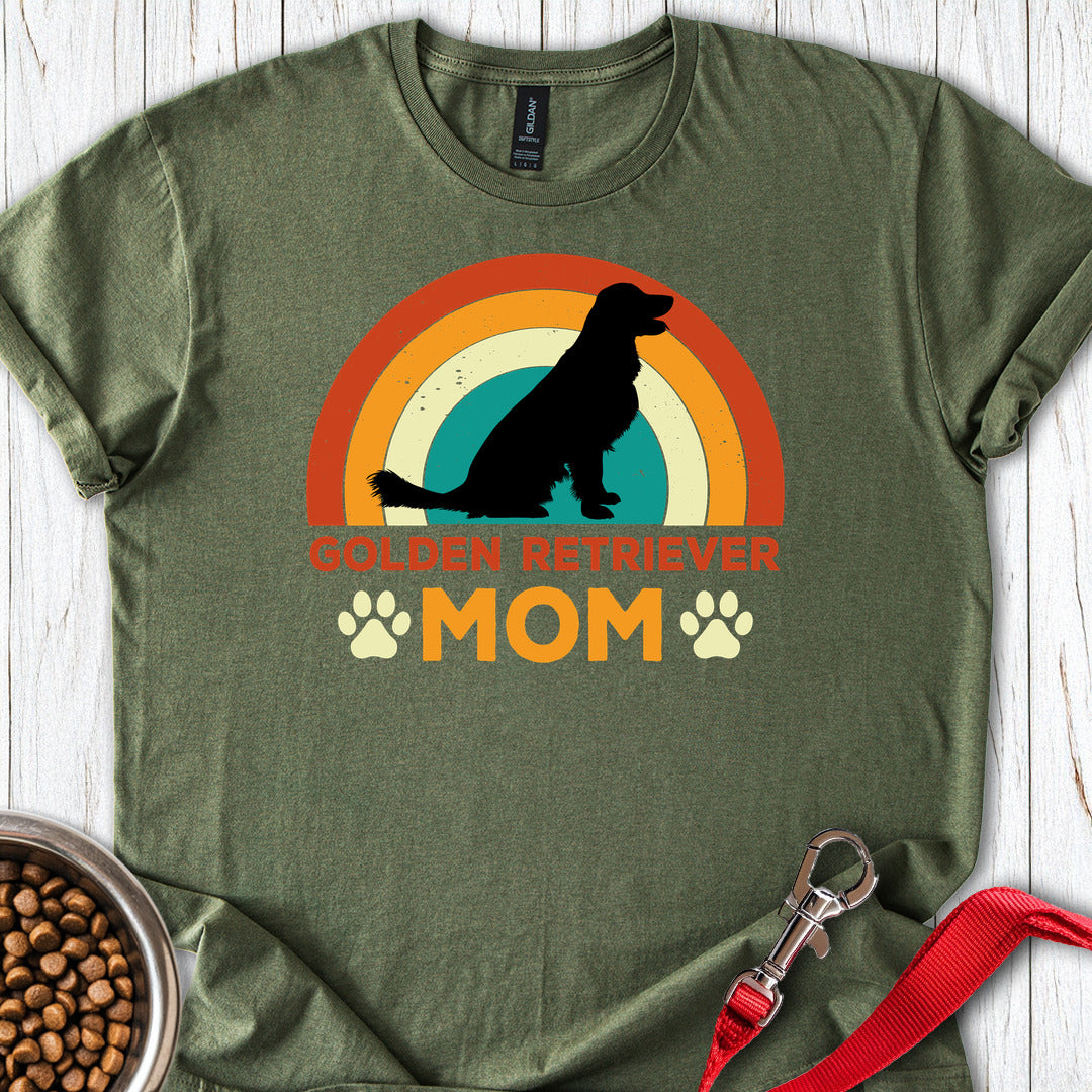 Golden Retriever Mom Military Green