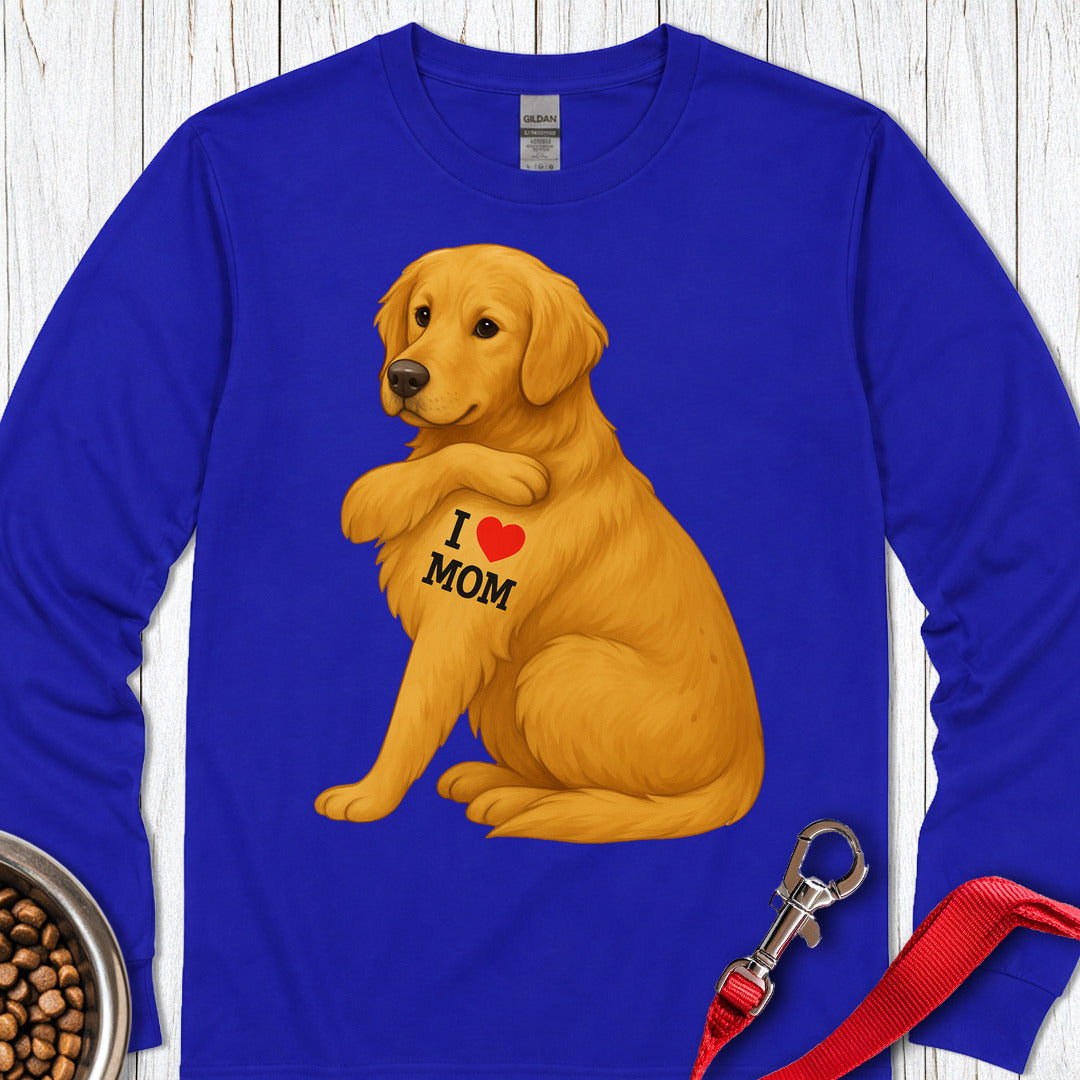 Golden Retriever Mom Long Sleeve — Royal