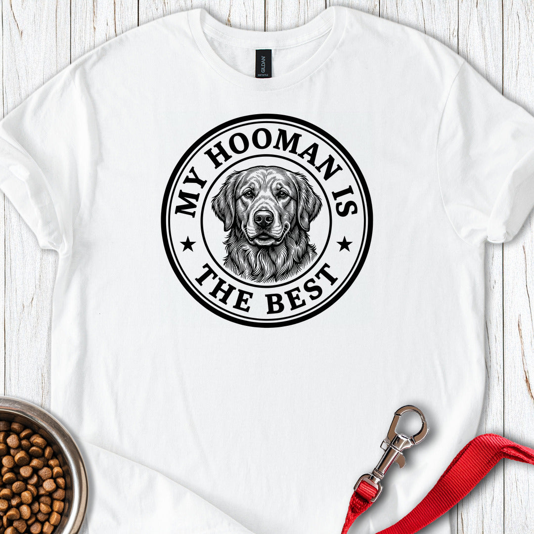 Golden Retriever My Hooman White