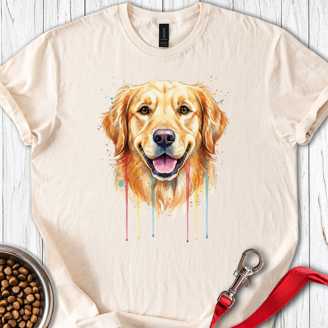 Golden Retriever Painting Natural