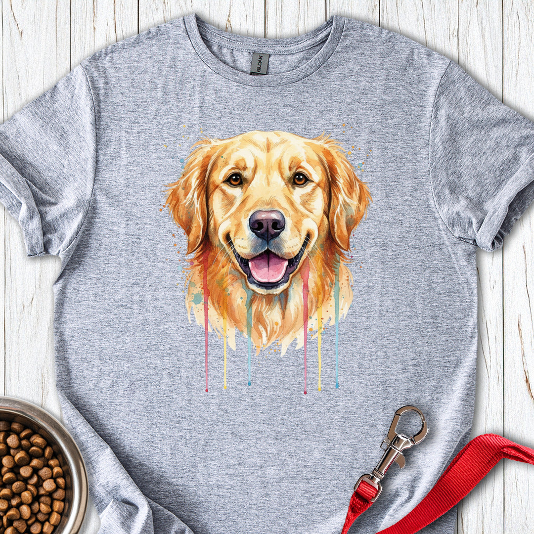 Golden Retriever Painting Sport Grey