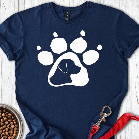 Golden Retriever Paw Navy