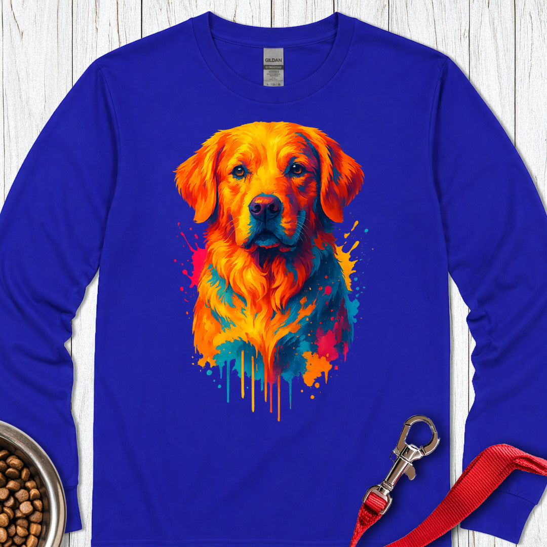 Golden Retriever Portrait Long Sleeve — Royal
