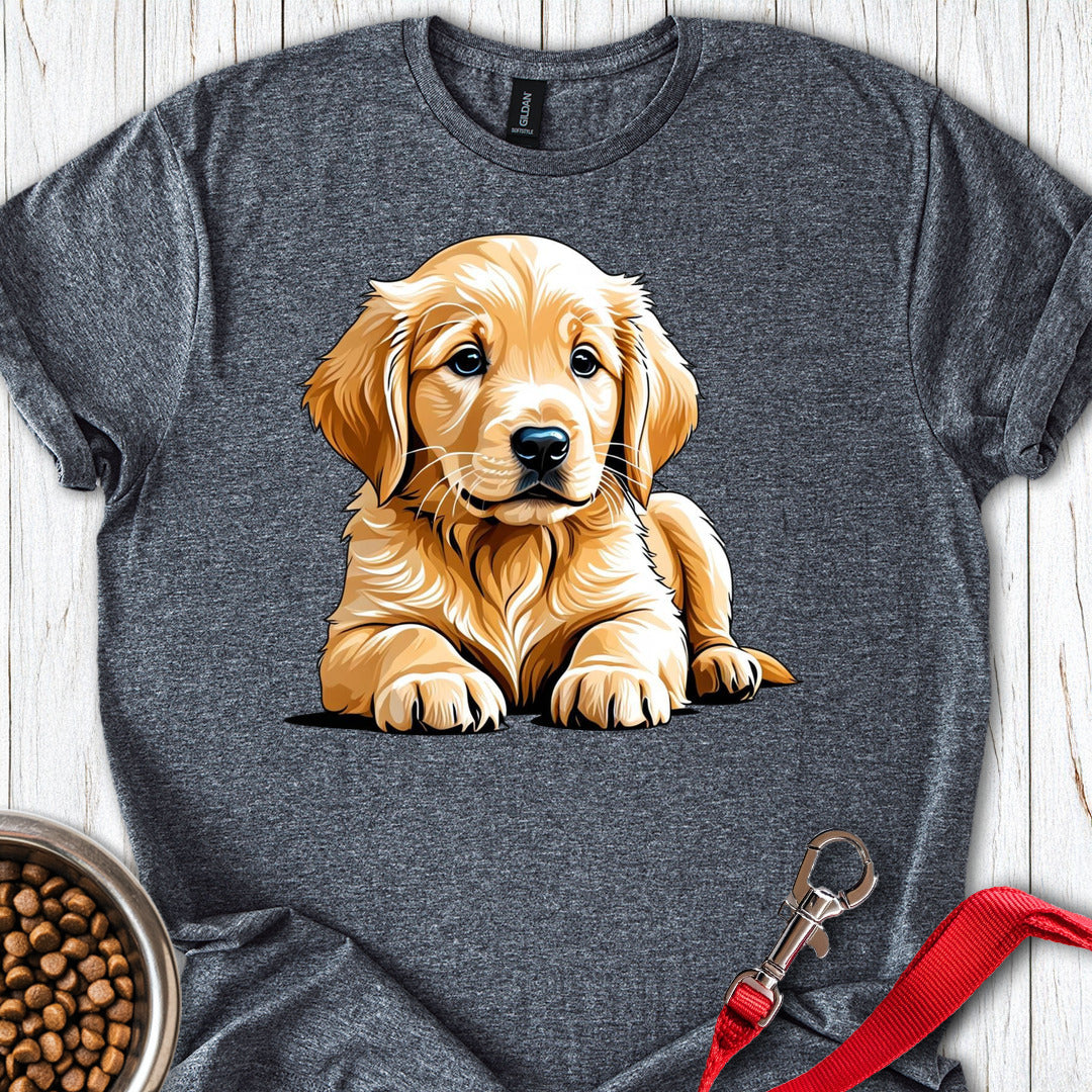 Golden Retriever Puppy Dark Heather