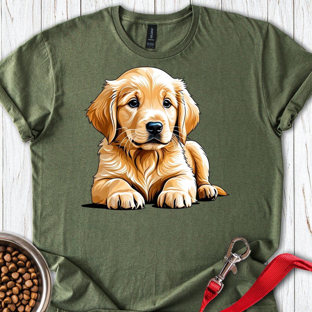 Golden Retriever Puppy Military Green