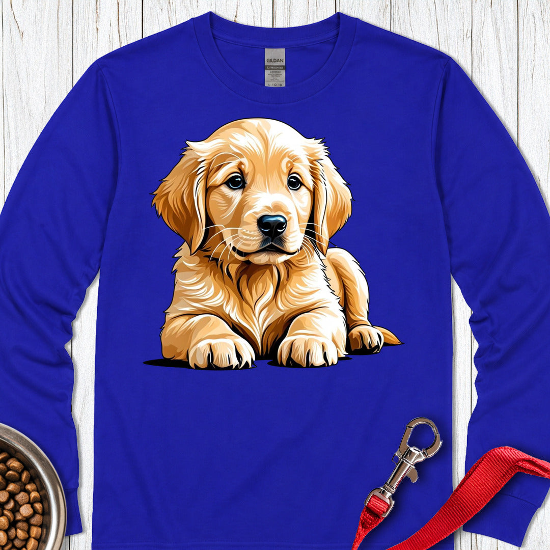 Golden Retriever Puppy Long Sleeve — Royal