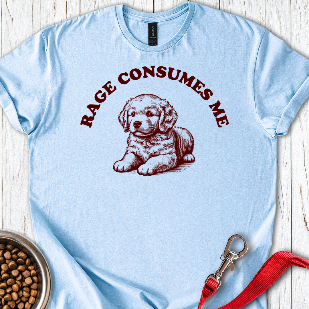 Golden Retriever Rage Light Blue