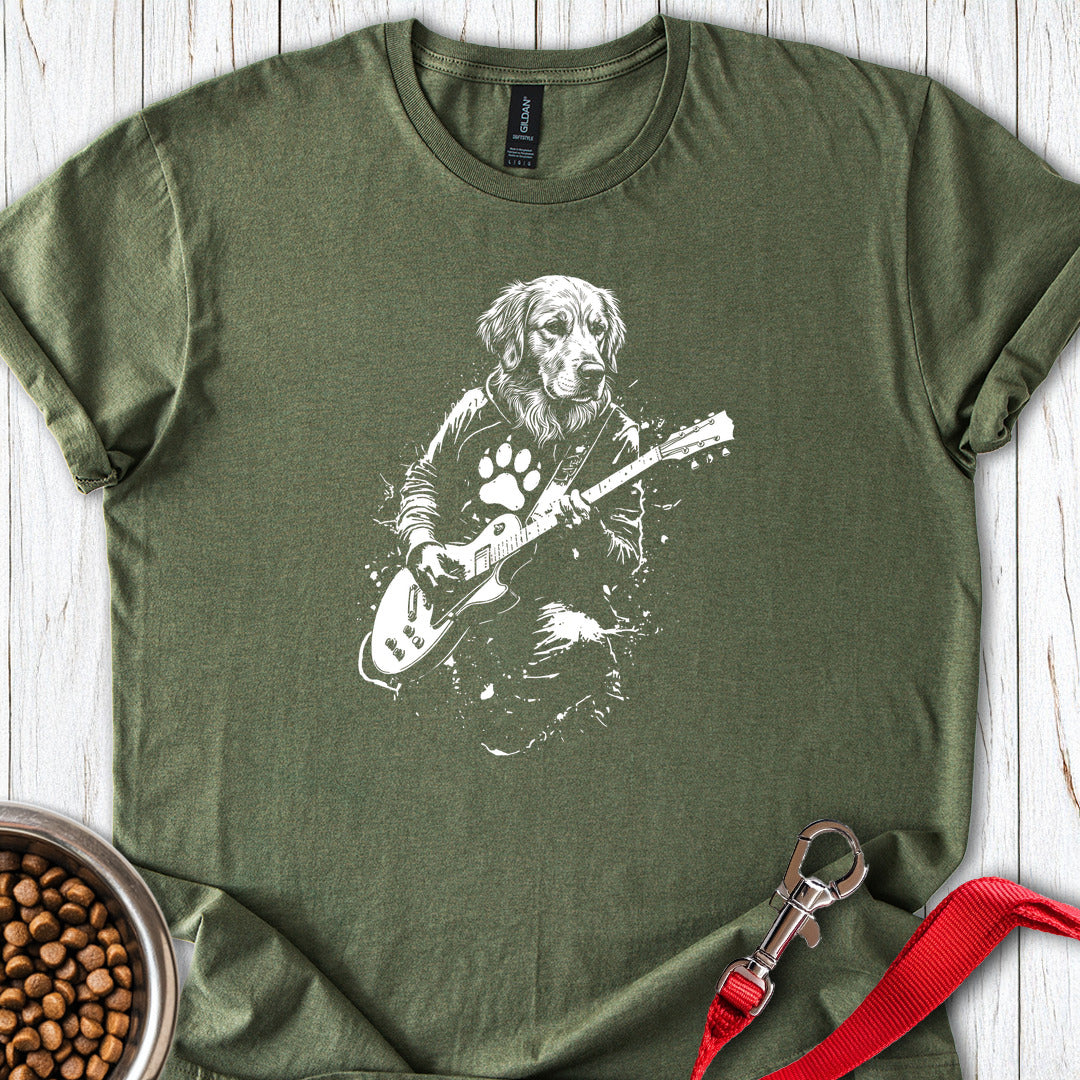 Golden Retriever Rocking Military Green