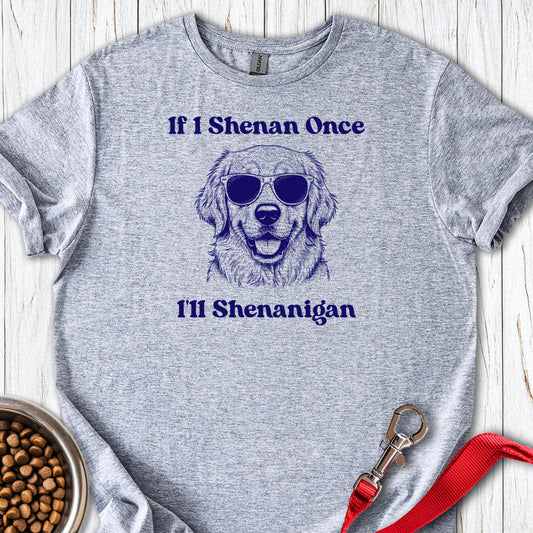Golden Retriever Shenanigan Sport Grey