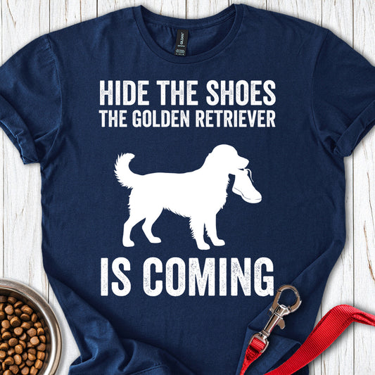 Golden Retriever Shoe Stealer Navy