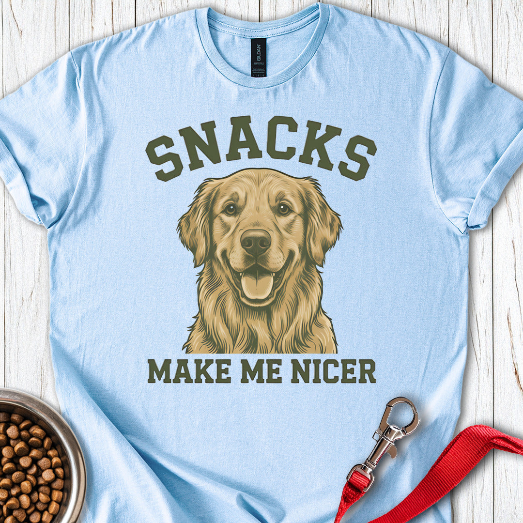 Golden Retriever Snacks Light Blue