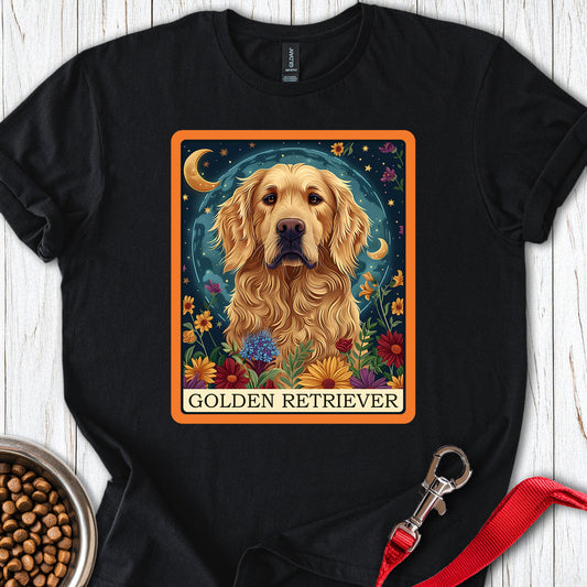 Golden Retriever Tarot Black