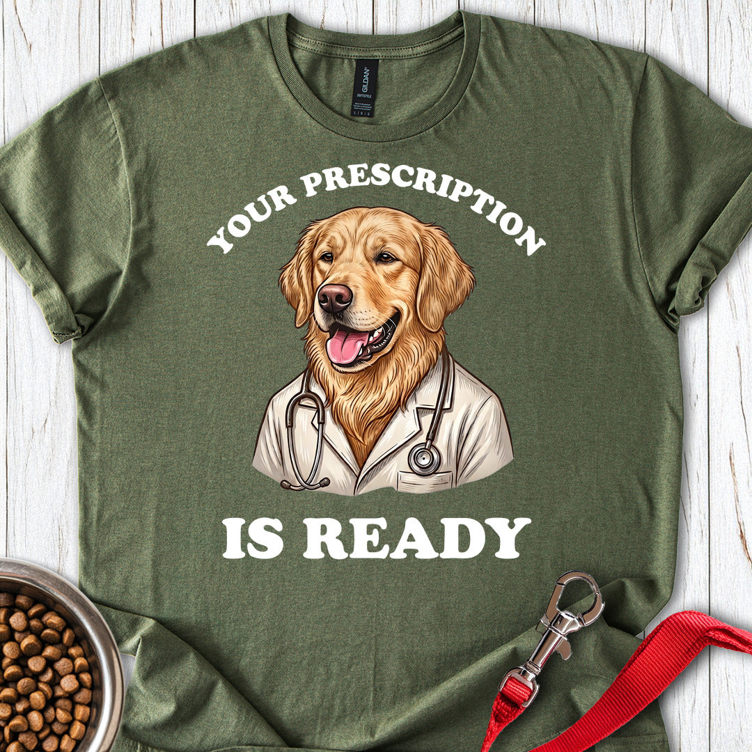 Golden Retriever Therapy Military Green