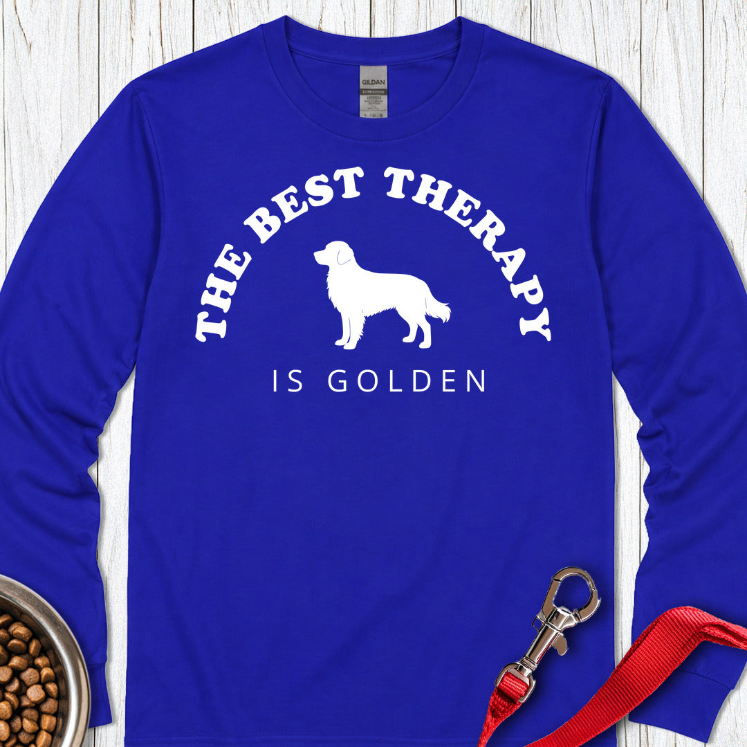 Golden Retriever Therapy Long Sleeve — Royal