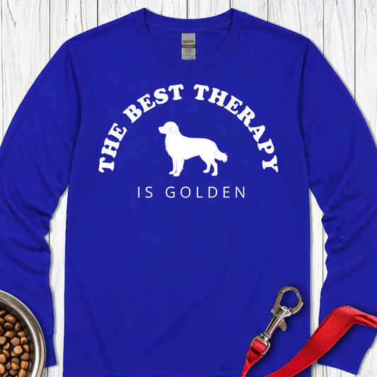 Golden Retriever Therapy Long Sleeve — Royal