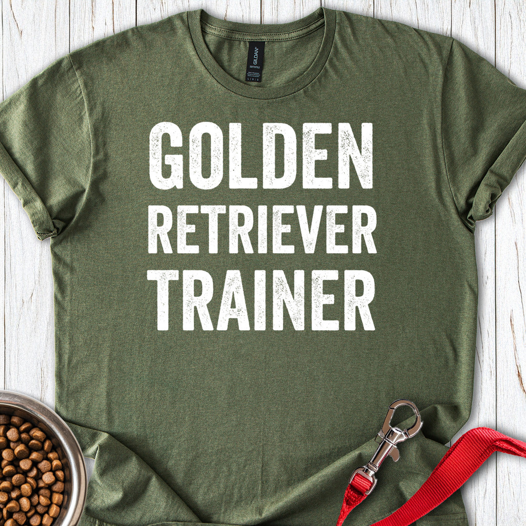 Golden Retriever Trainer Military Green