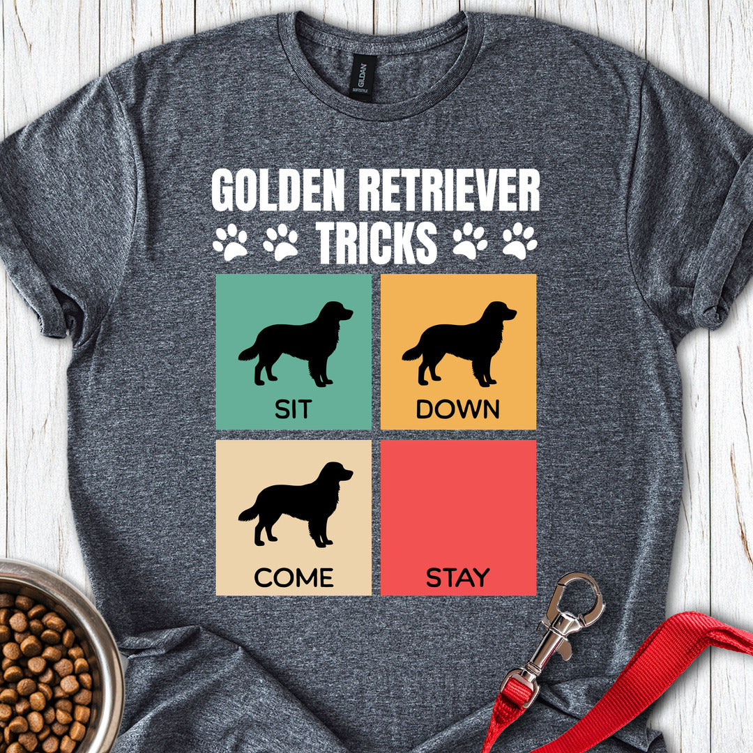 Golden Retriever Tricks Dark Heather