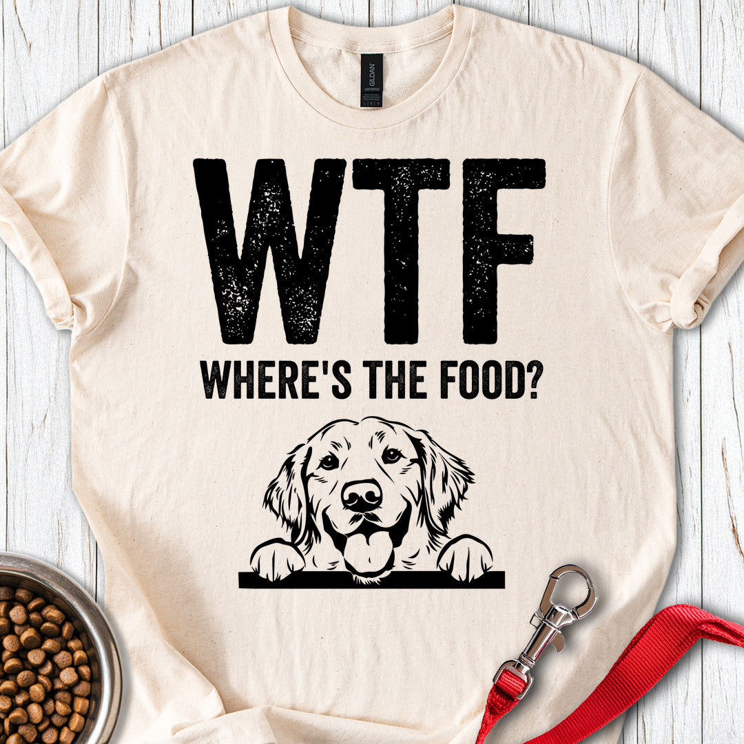 Golden Retriever Where's The Food? Natural