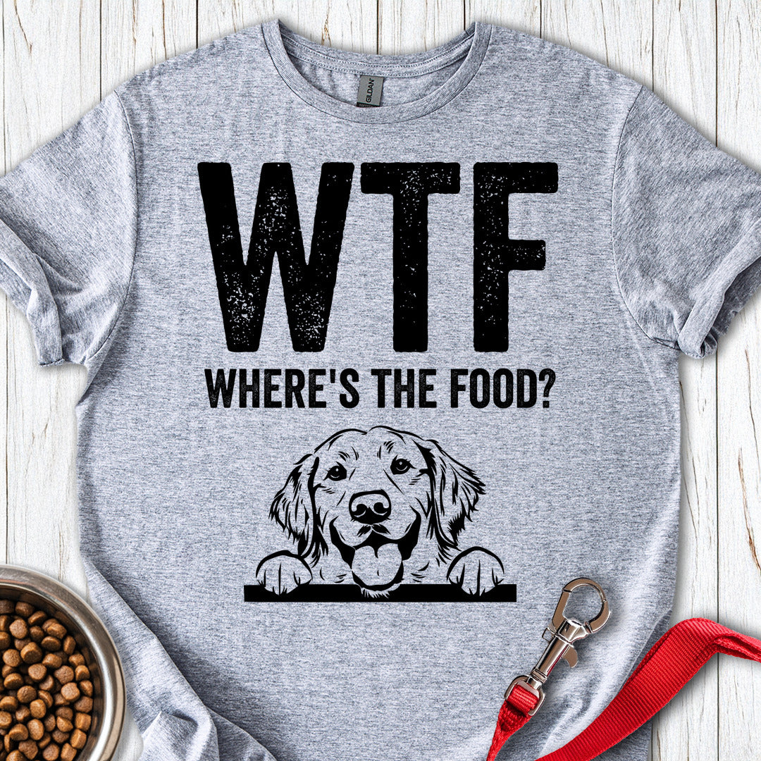 Golden Retriever Where's The Food? Sport Grey
