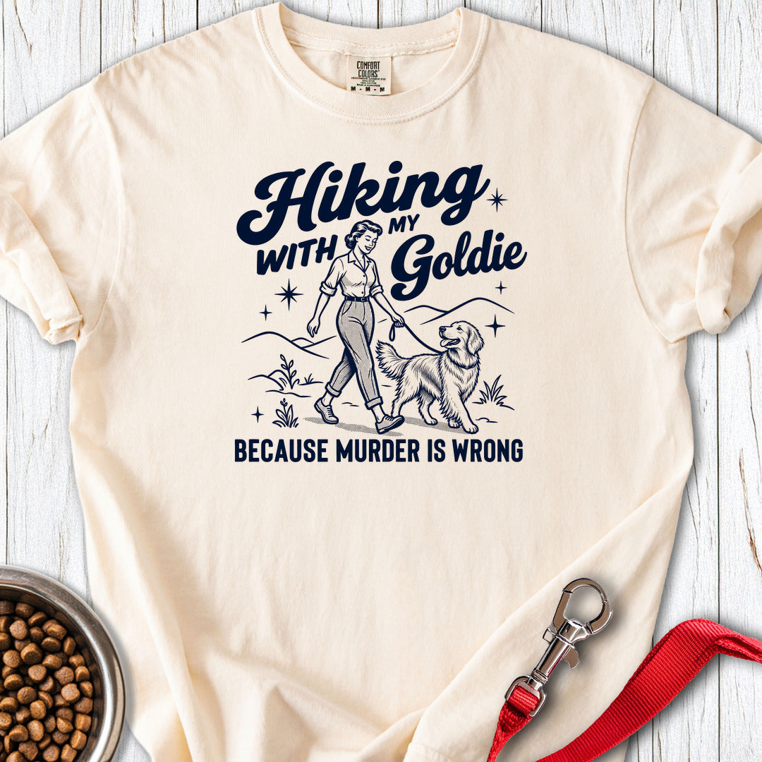Hiking With My Goldie Ivory