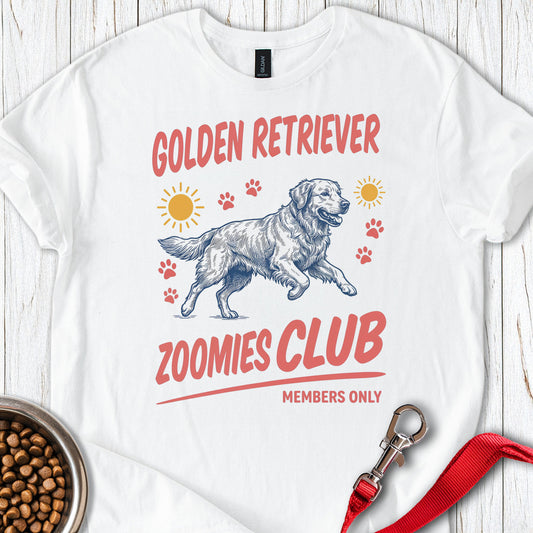 Goldie Zoomies Club White
