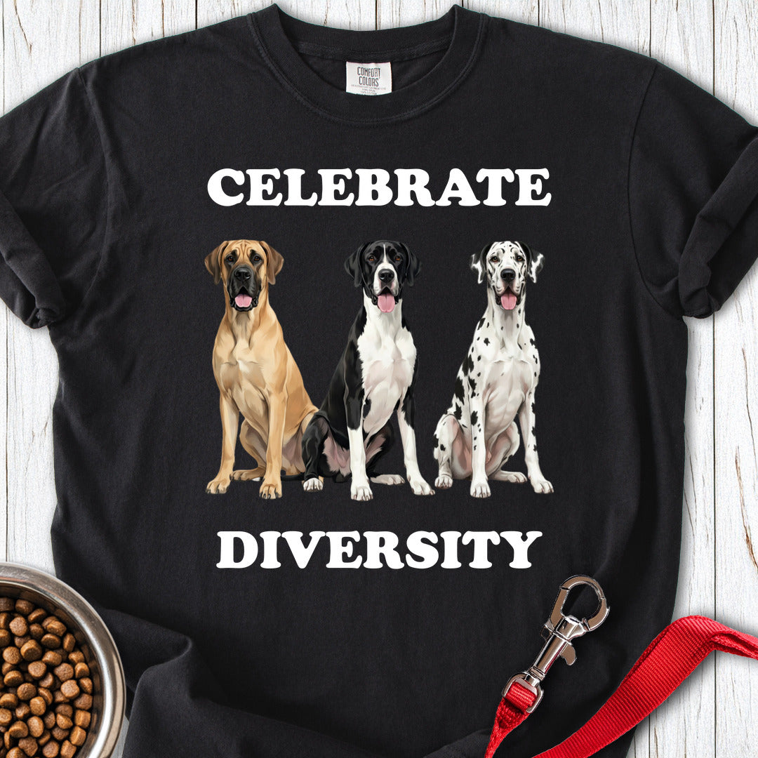 Great Dane Celebrate Diversity Premium Tee — Black