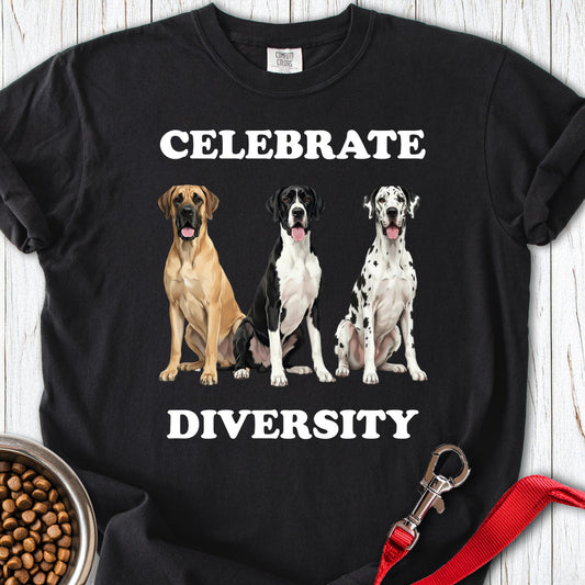 Great Dane Celebrate Diversity Premium Tee — Black