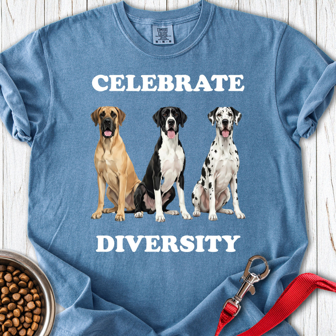 Great Dane Celebrate Diversity Premium Tee — Blue Jean