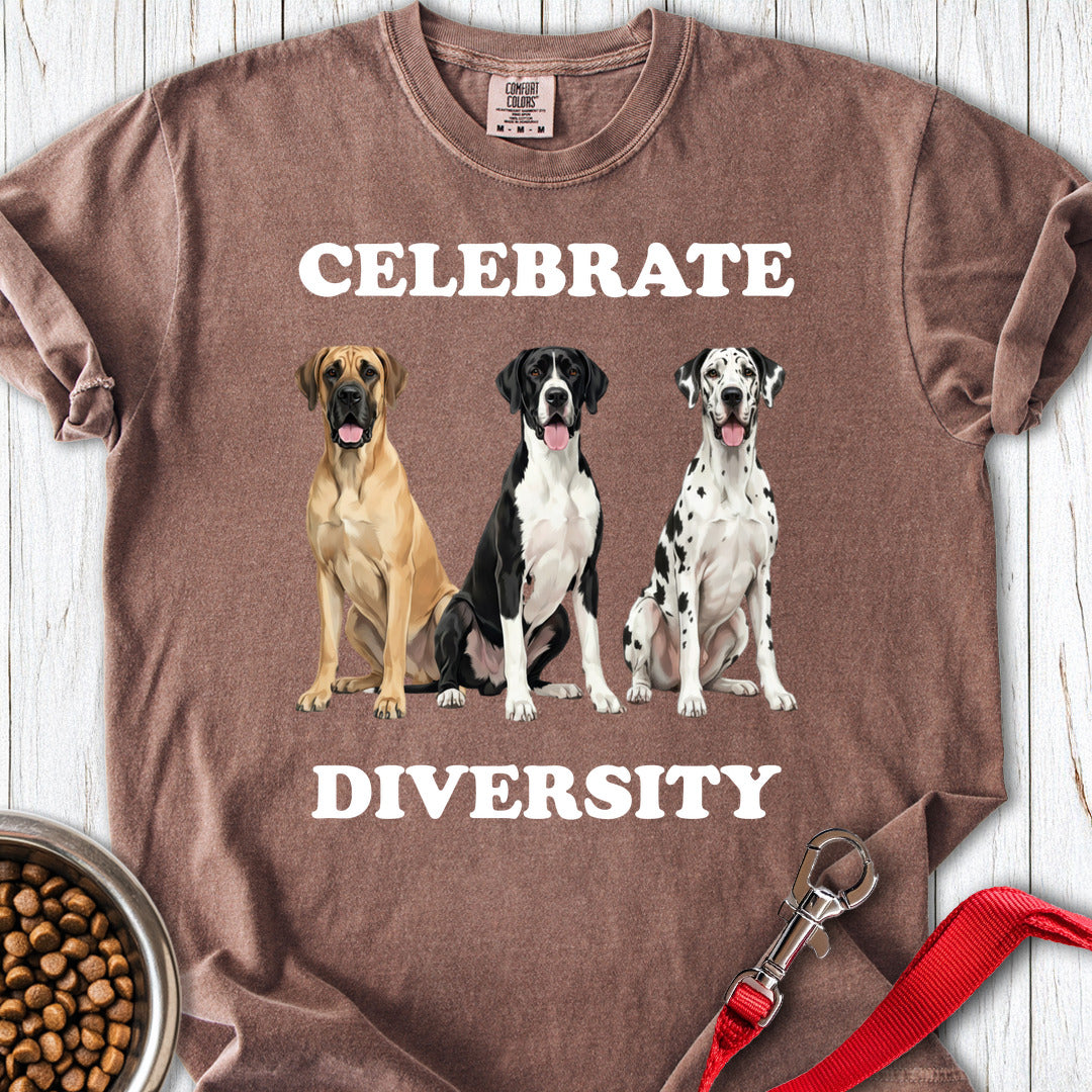 Great Dane Celebrate Diversity Premium Tee — Espresso
