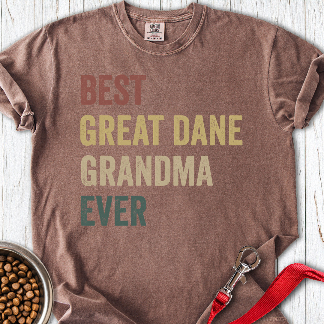 Great Dane Grandma Premium Tee — Espresso