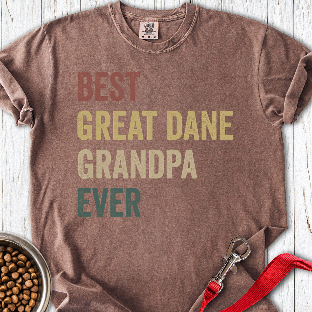 Great Dane Grandpa Premium Tee — Espresso