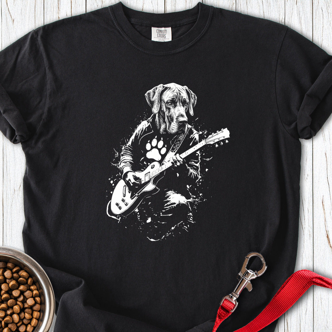 Great Dane Guitar Premium Tee — Black