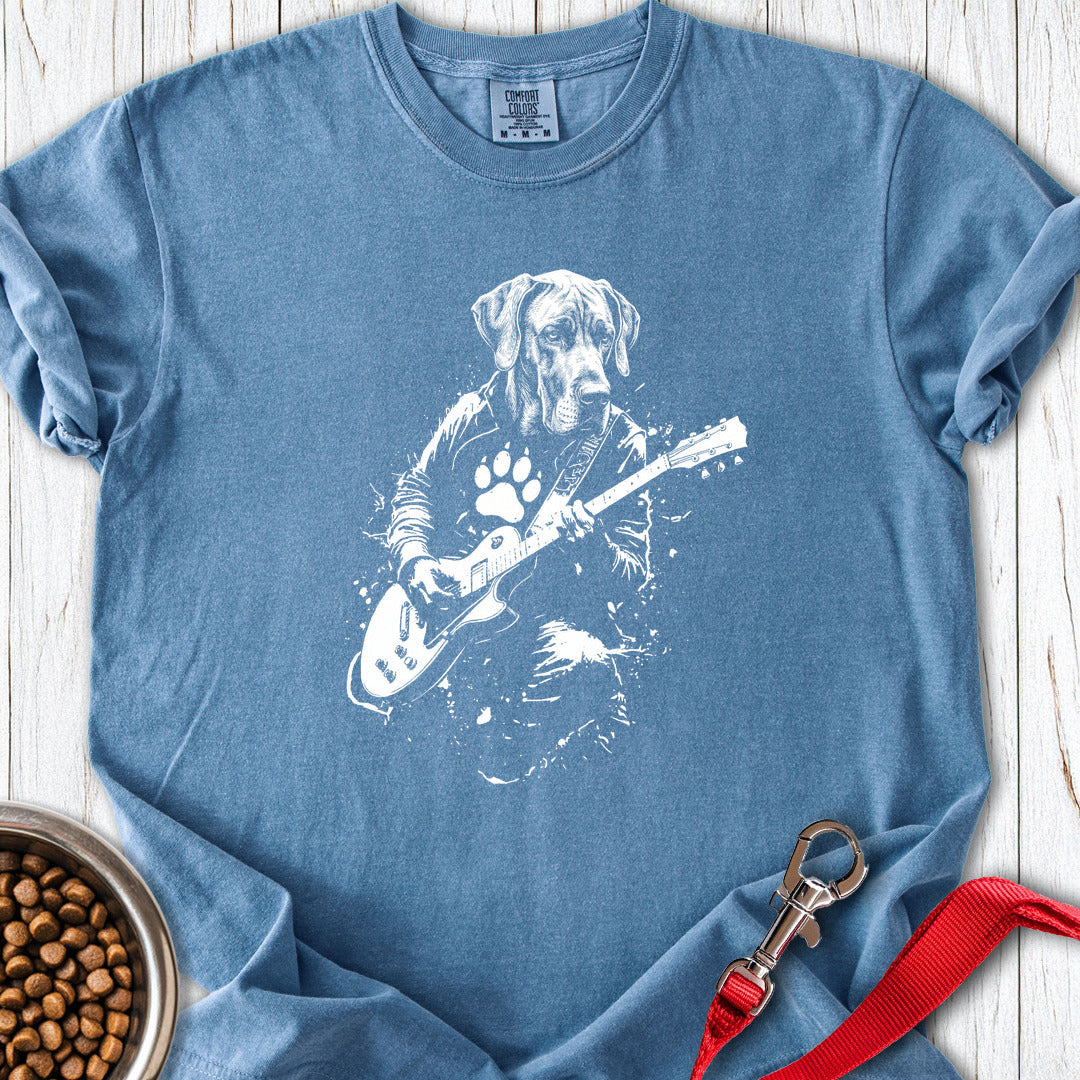 Great Dane Guitar Premium Tee — Blue Jean