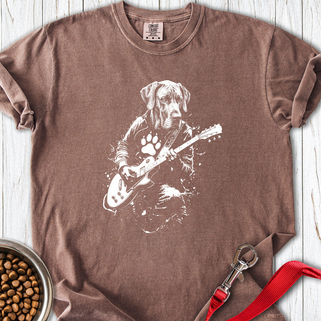 Great Dane Guitar Premium Tee — Espresso
