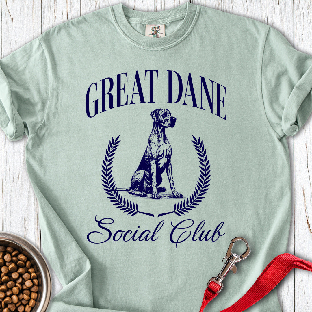 Great Dane Social Club Premium Tee — Bay