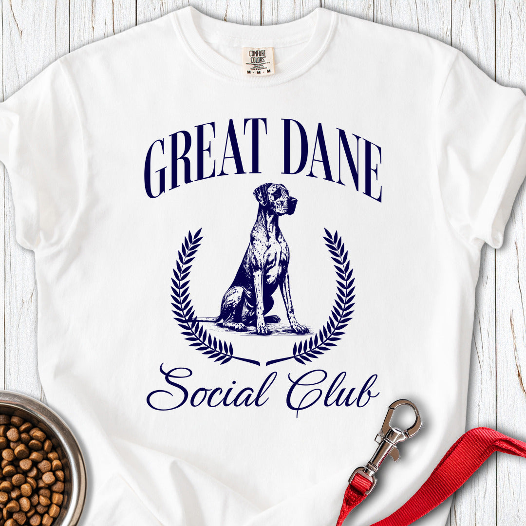 Great Dane Social Club Premium Tee — White