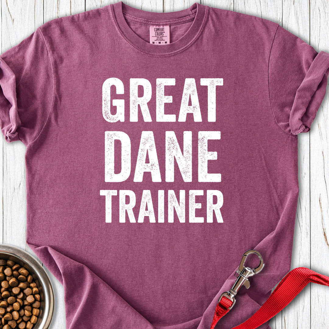 Great Dane Trainer Premium Tee — Berry