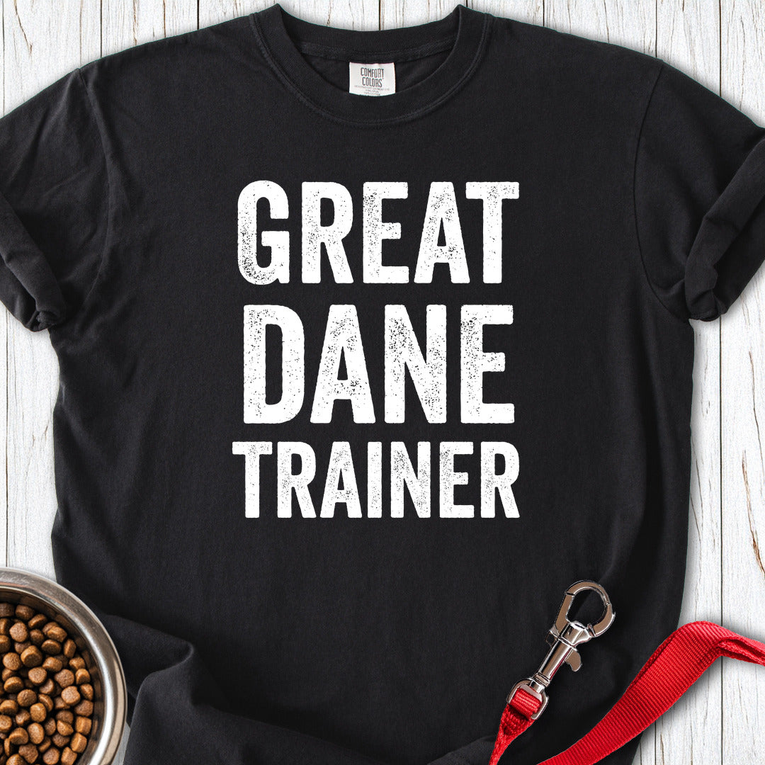 Great Dane Trainer Premium Tee — Black