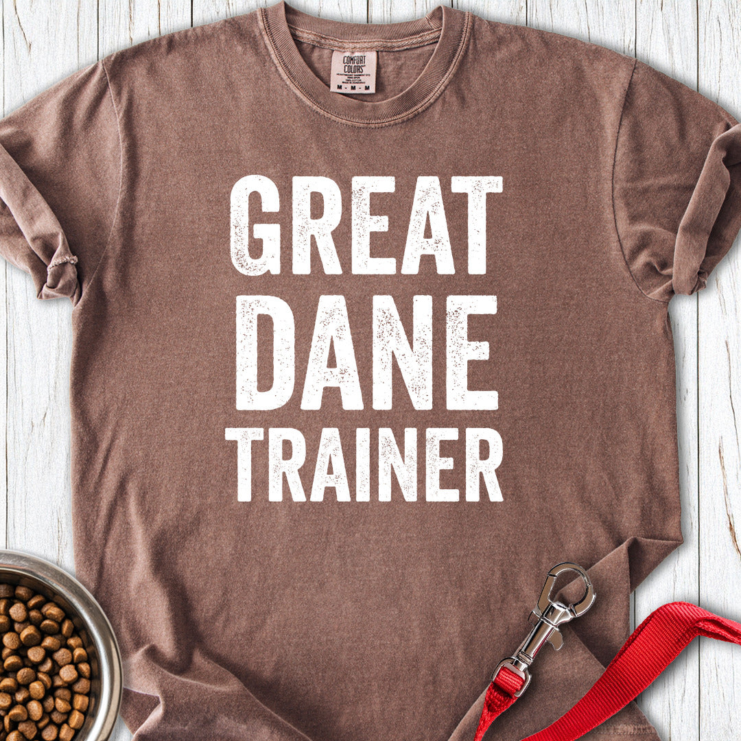 Great Dane Trainer Premium Tee — Espresso