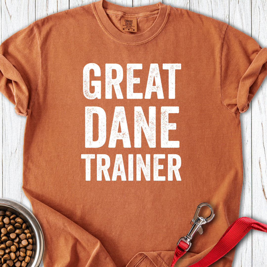 Great Dane Trainer Premium Tee — Yam