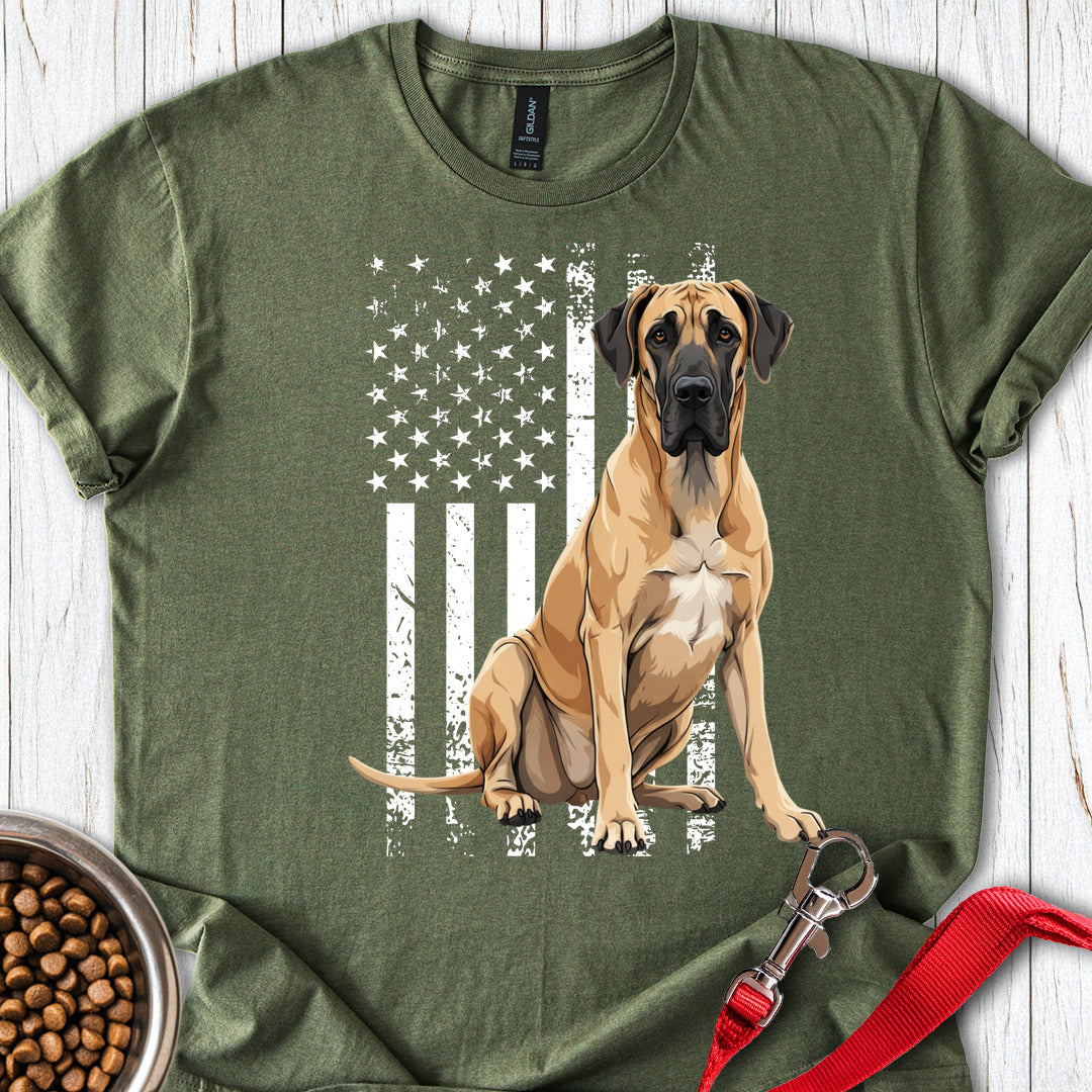 Great Dane US Flag Military Green