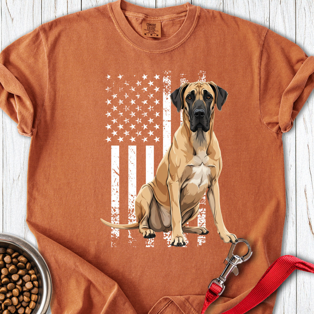 Great Dane US Flag Premium Tee — Yam