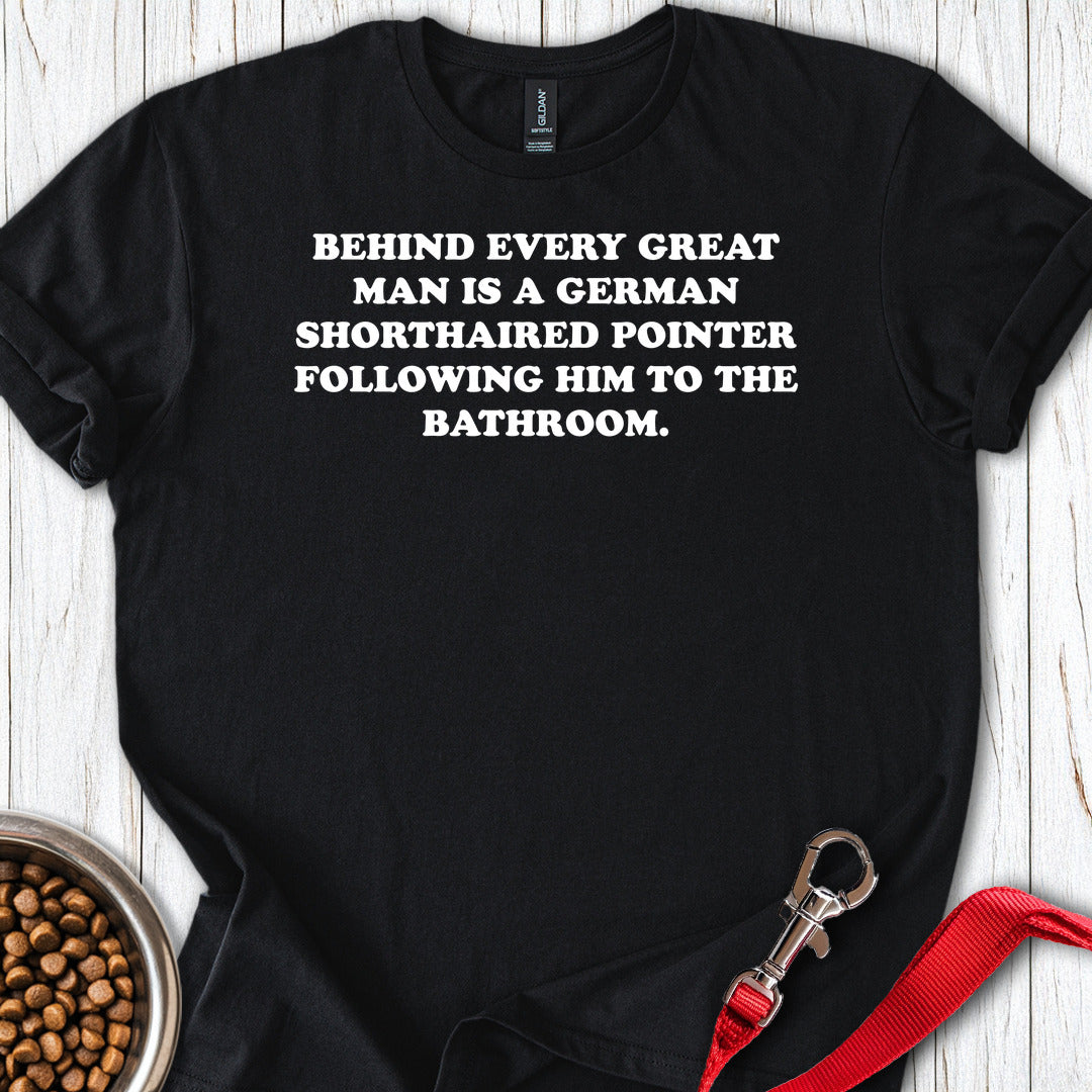 Great Man German Shorthaired Pointer Black