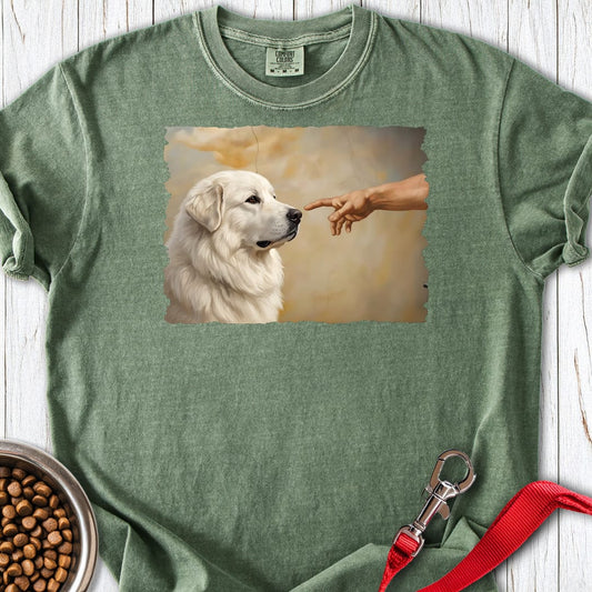 Great Pyrenees Creation Premium Tee Moss