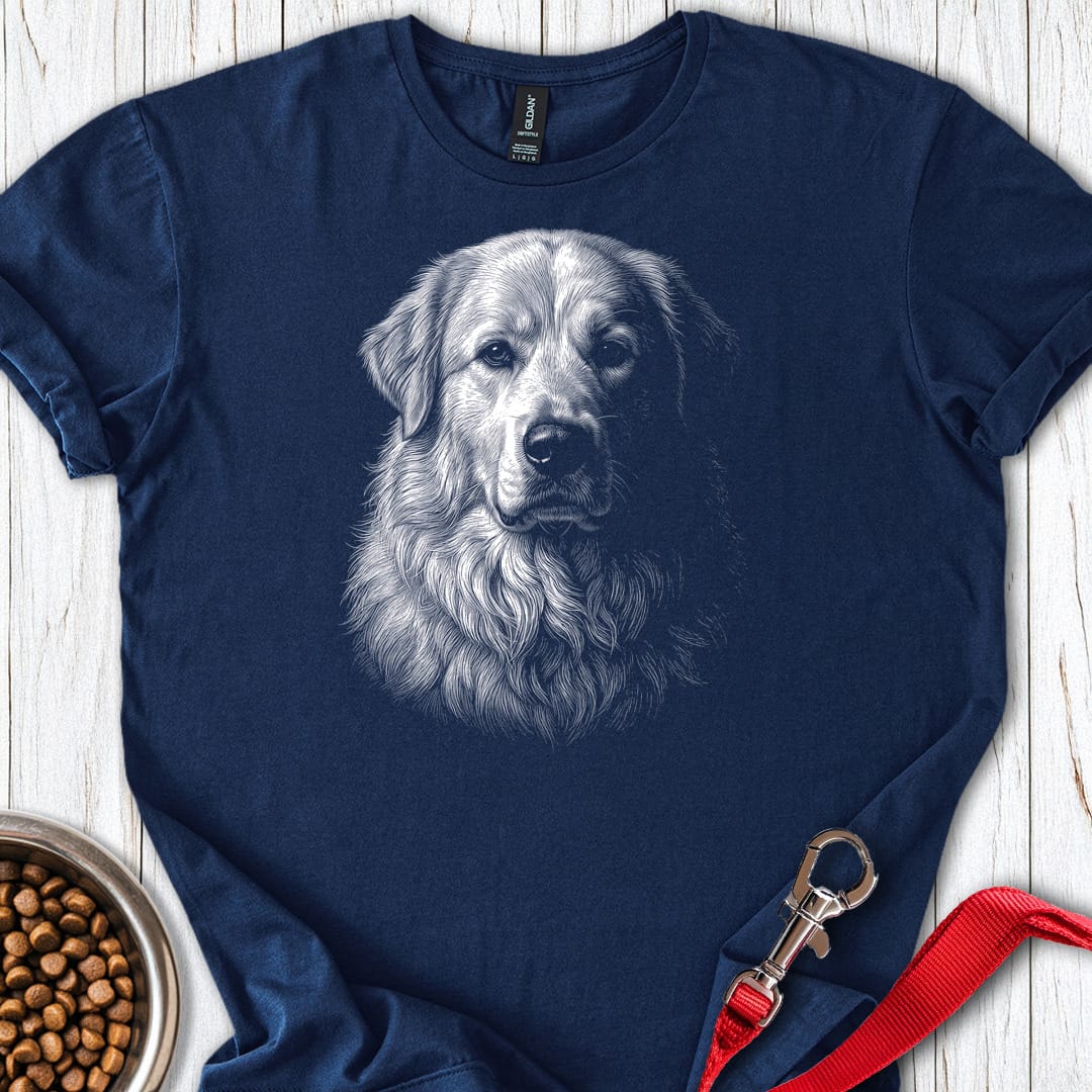 Great Pyrenees Engraved — Navy