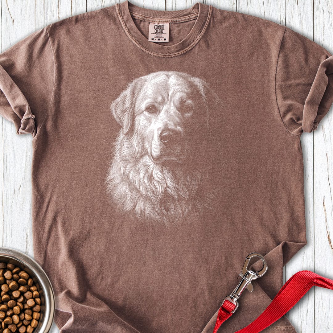 Great Pyrenees Engraved Premium Tee Espresso