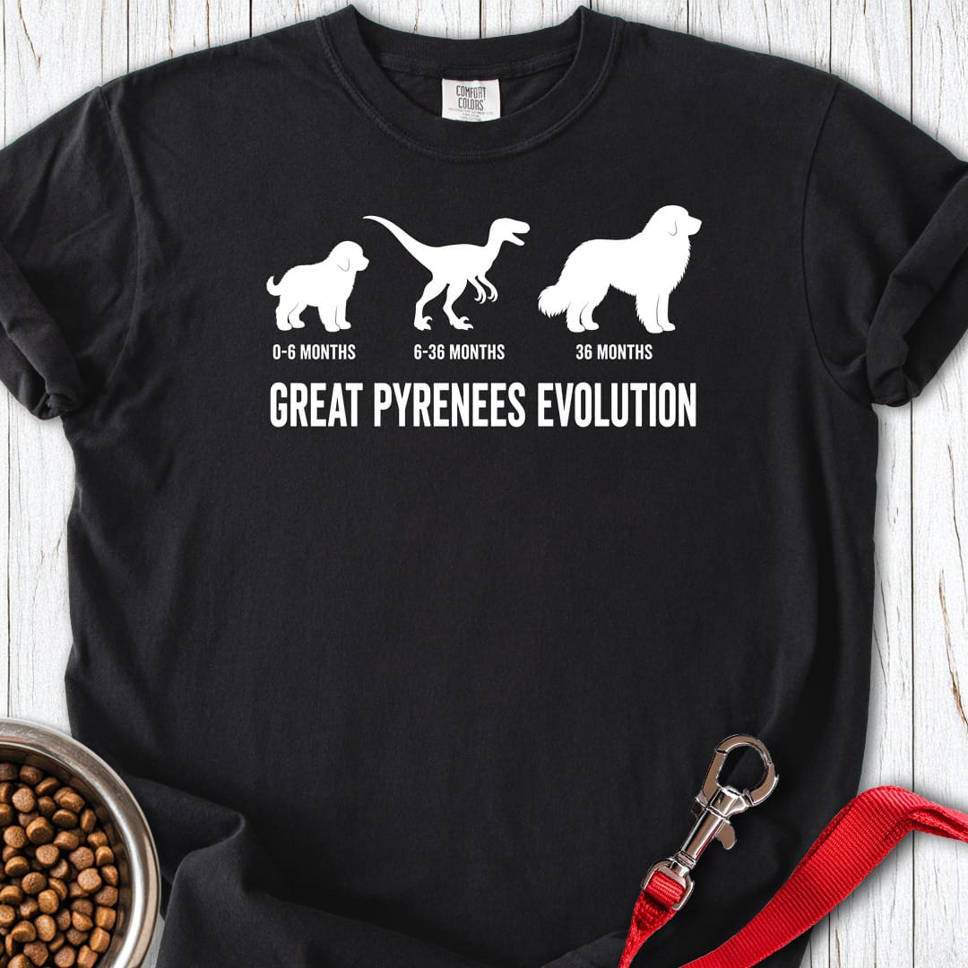 Great Pyrenees Evolution Premium Tee — Black