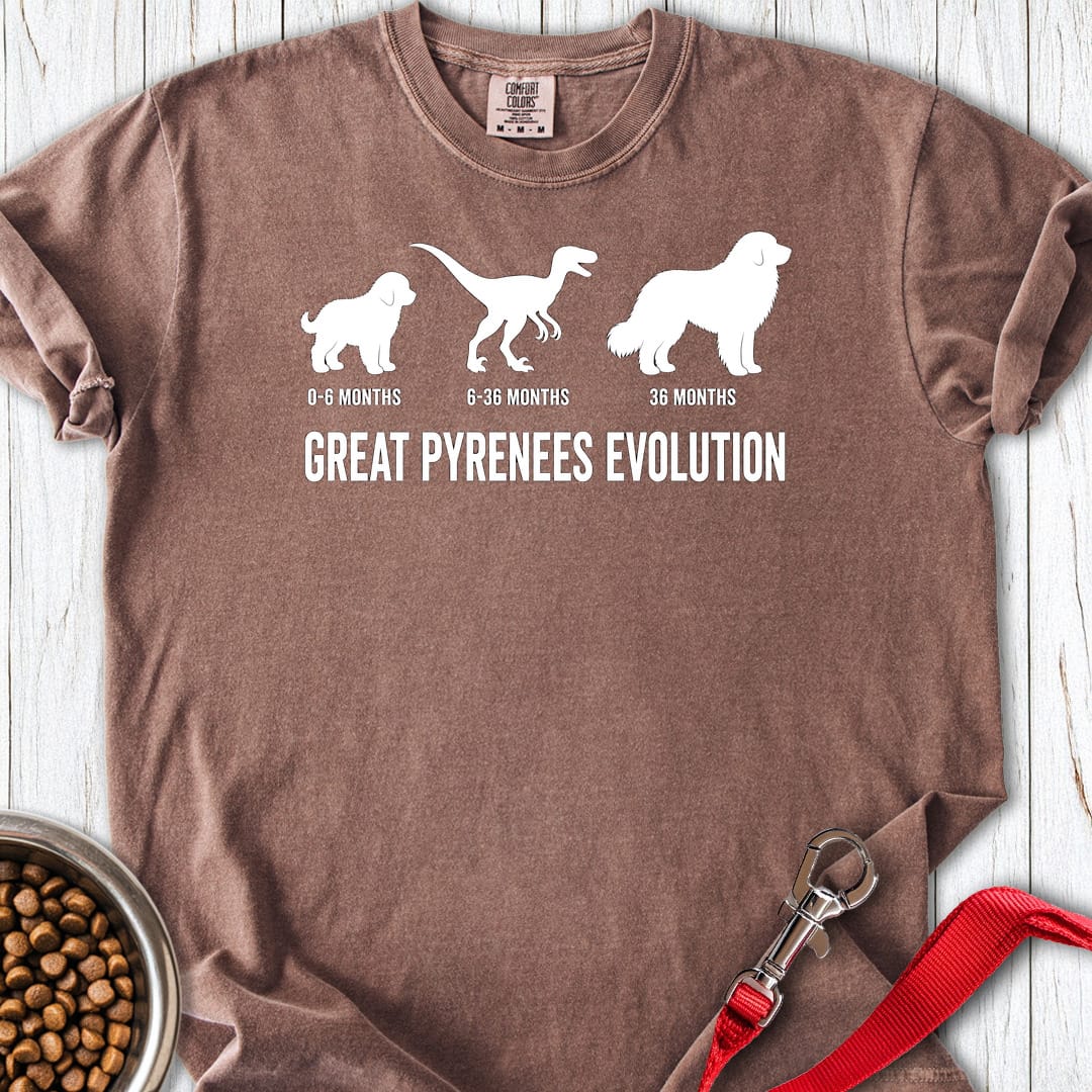 Great Pyrenees Evolution Premium Tee — Espresso