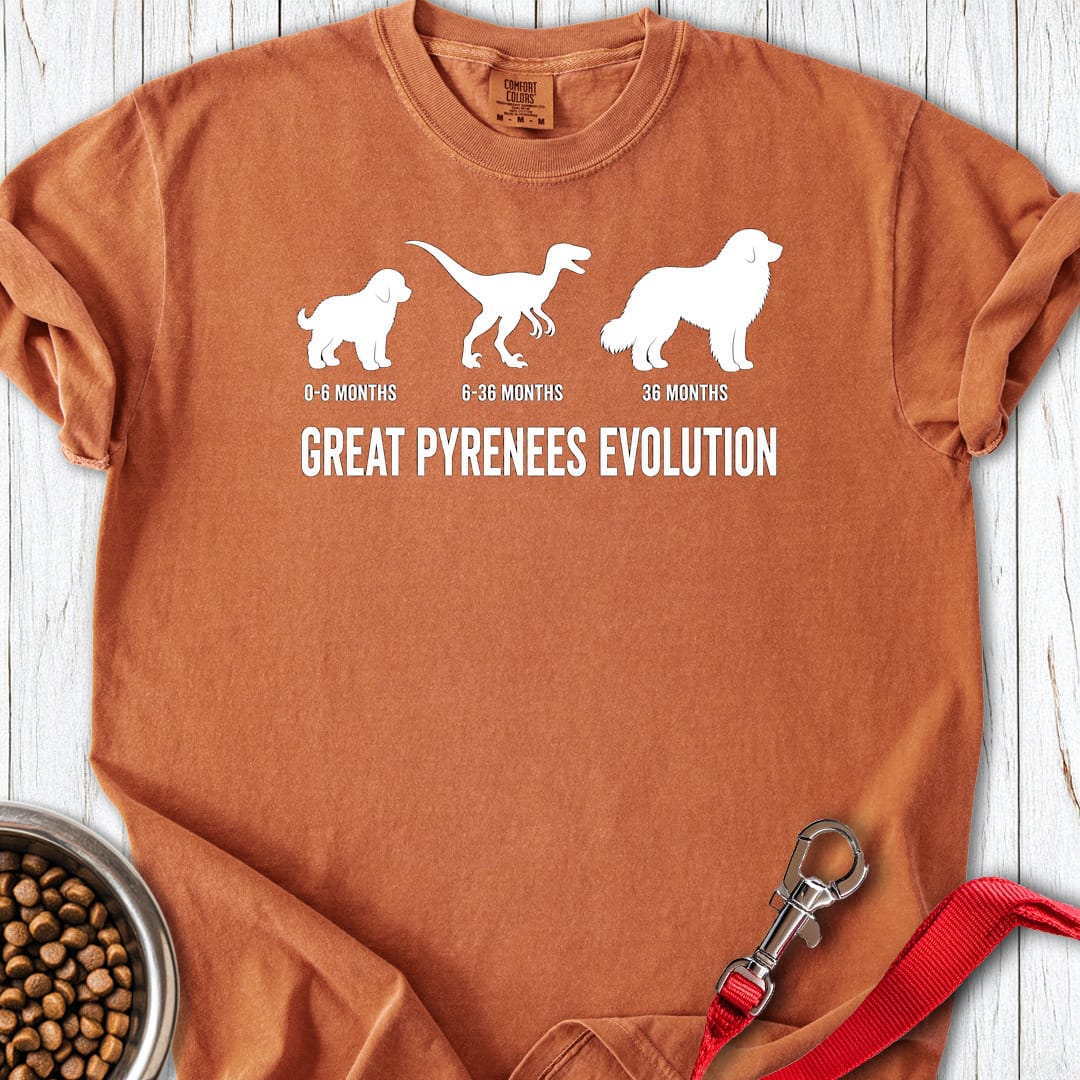 Great Pyrenees Evolution Premium Tee — Yam
