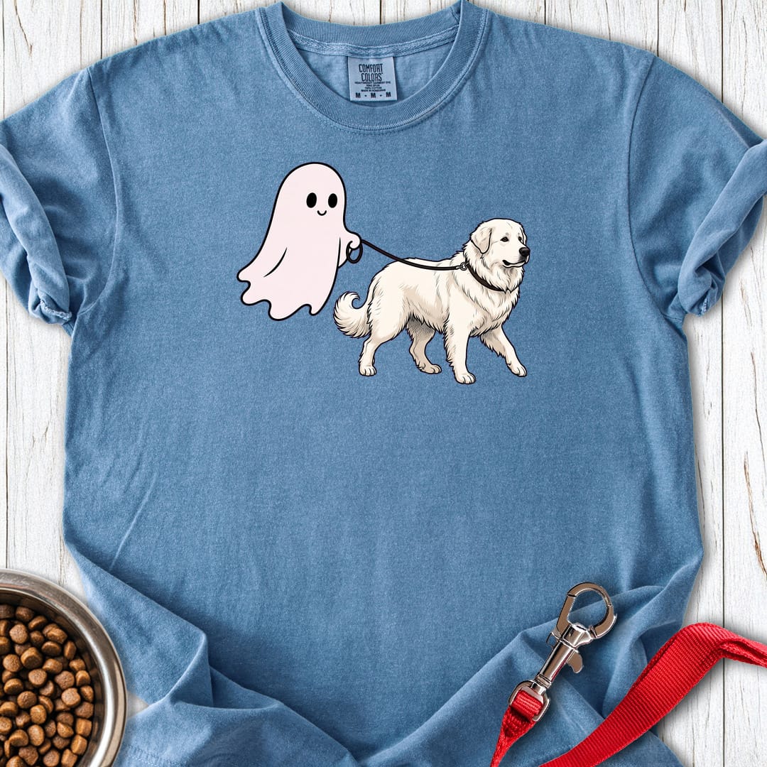 Great Pyrenees Ghost Walk Premium Tee Blue Jean
